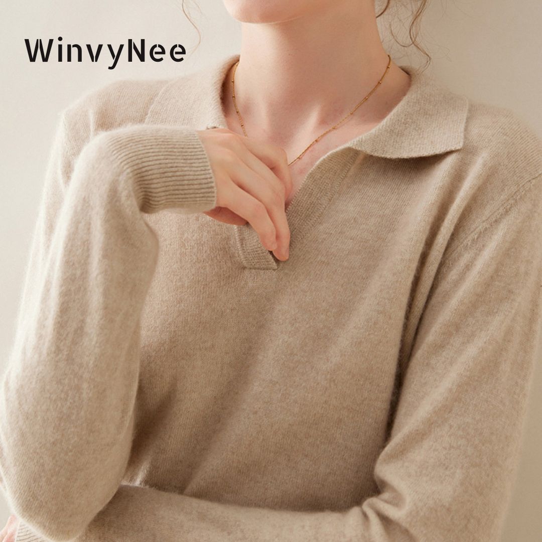 Cashmere Sweater Formal - WinvyNee Maglione in Cashmere e Lana