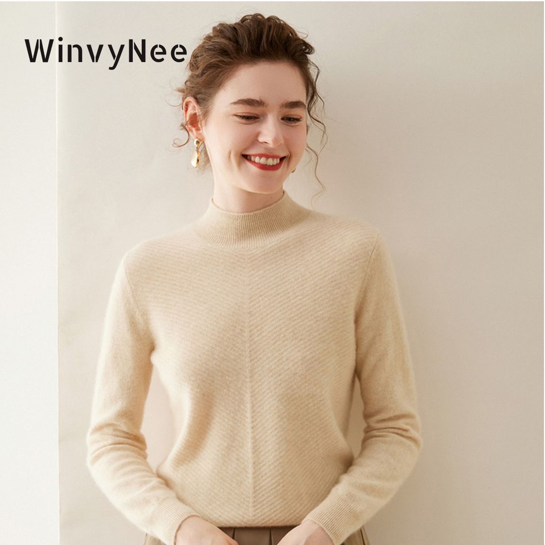 Cashmere Sweater Formal - WinvyNee Maglione da donna in cashmere