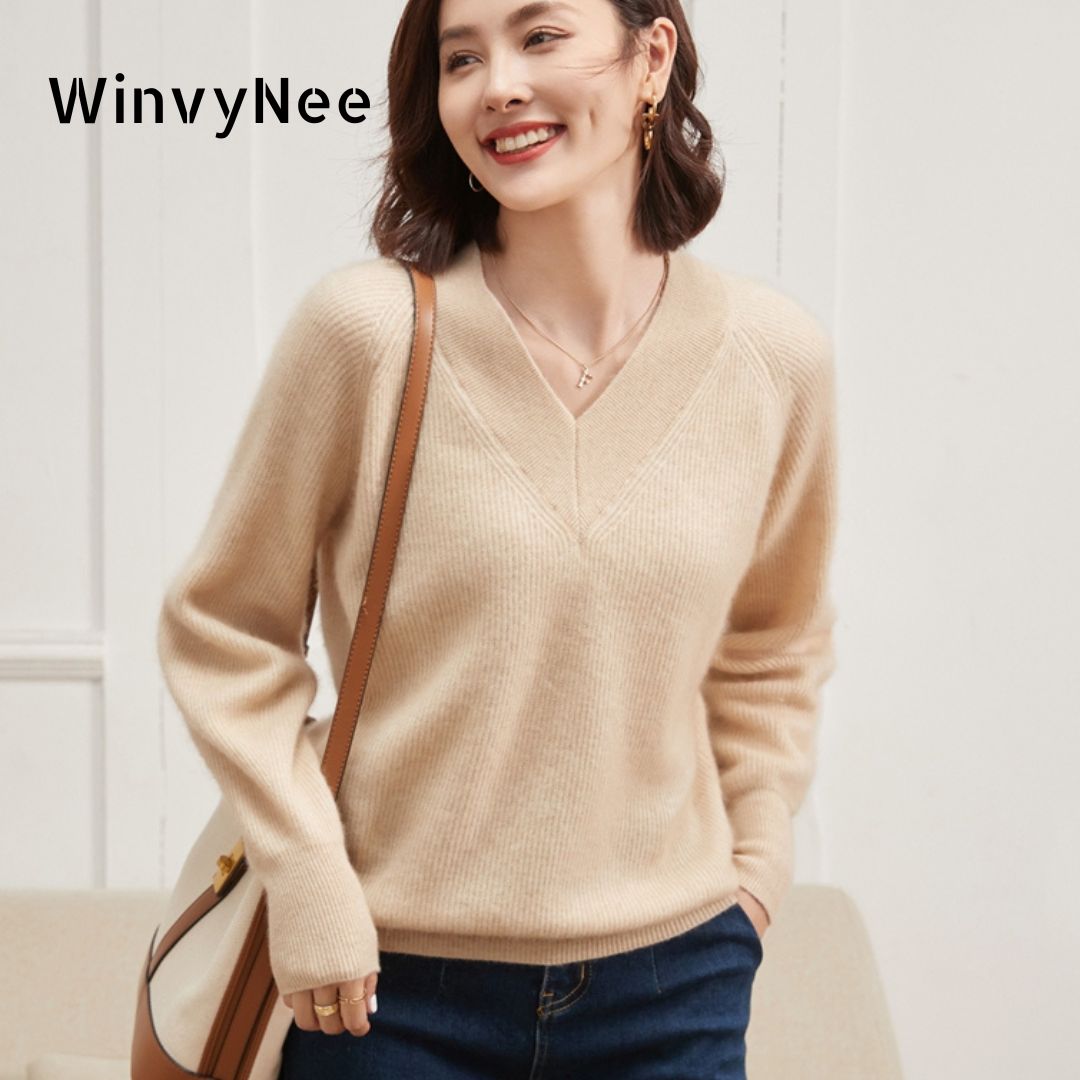 Cashmere Sweater Formal - WinvyNee Maglioni da donna in lana
