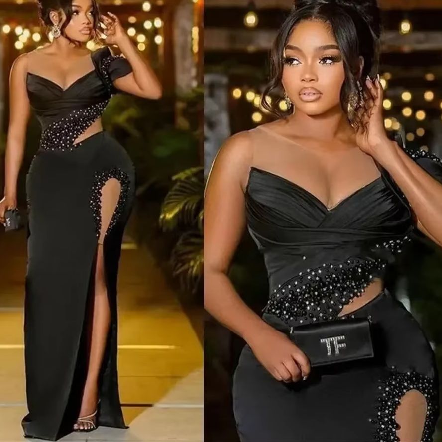Women Formal Wear For Plus Size - Abito da sera formale in raso