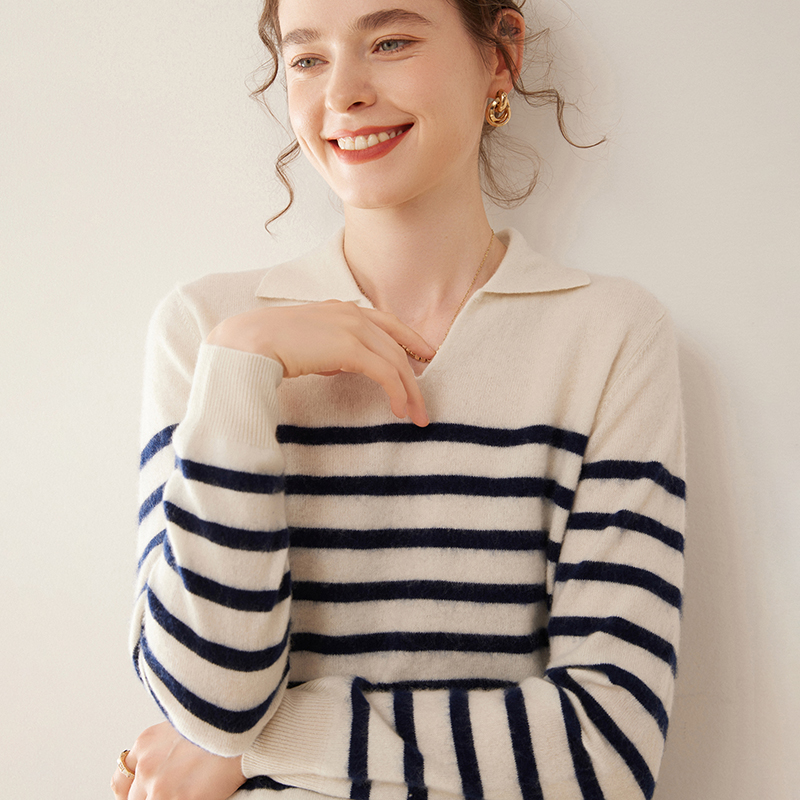 WinvyNee Maglione a righe in l - Cashmere Sweater Formal recensione e prezzo