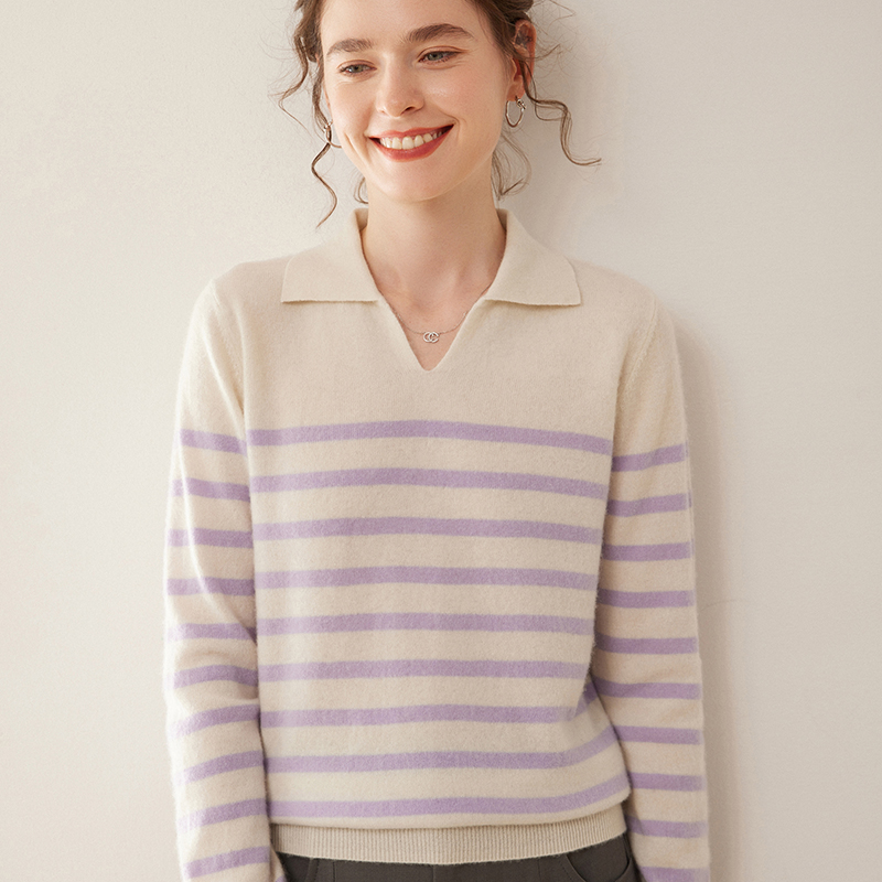 WinvyNee Maglione a righe in l - Cashmere Sweater Formal recensione e prezzo