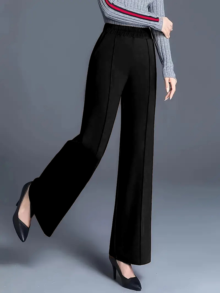 Pantaloni a Gamba Larga a Vita - Women Formal Wear For Plus Size recensione e prezzo