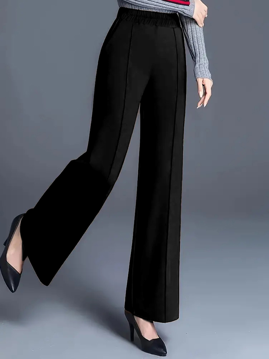 Pantaloni a Gamba Larga a Vita - Women Formal Wear For Plus Size recensione e prezzo