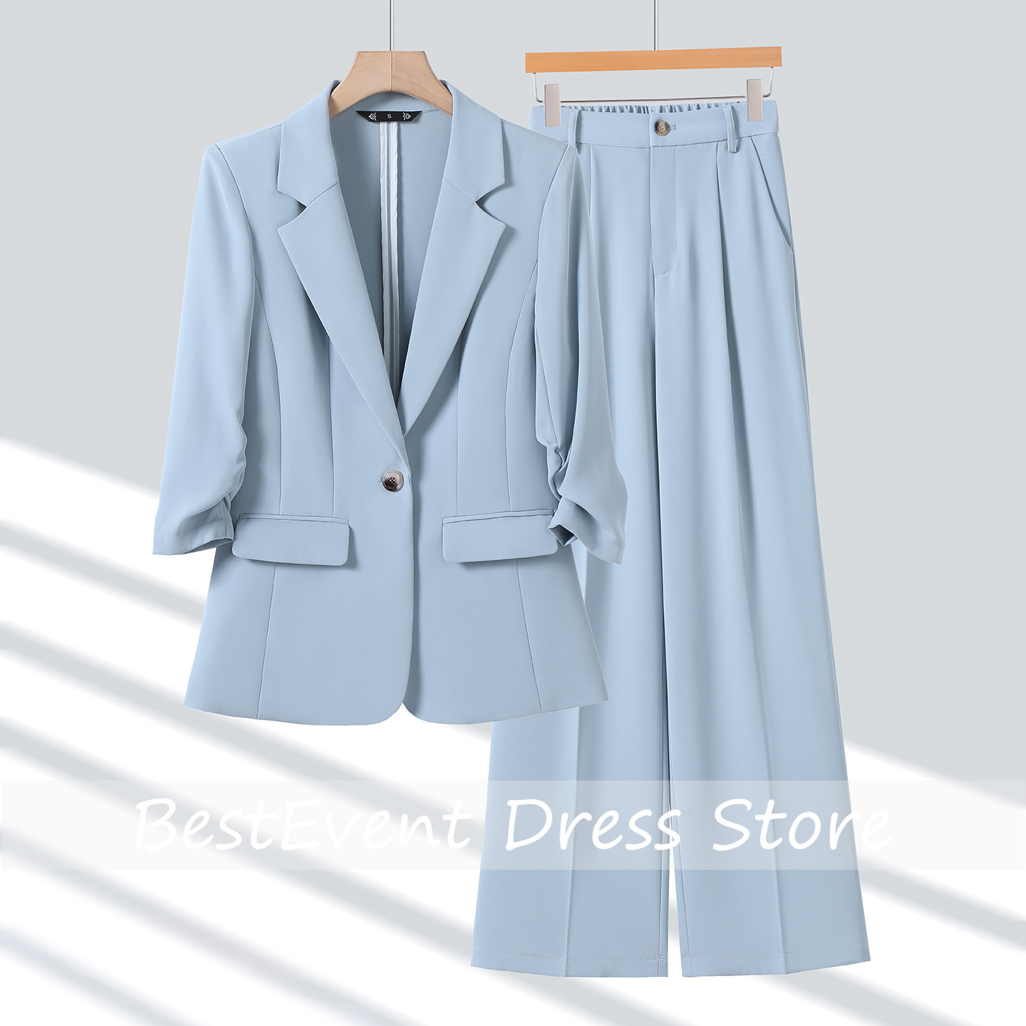 Completo da Donna Blu Chiaro,  - Blazer Set Women Formal recensione e prezzo