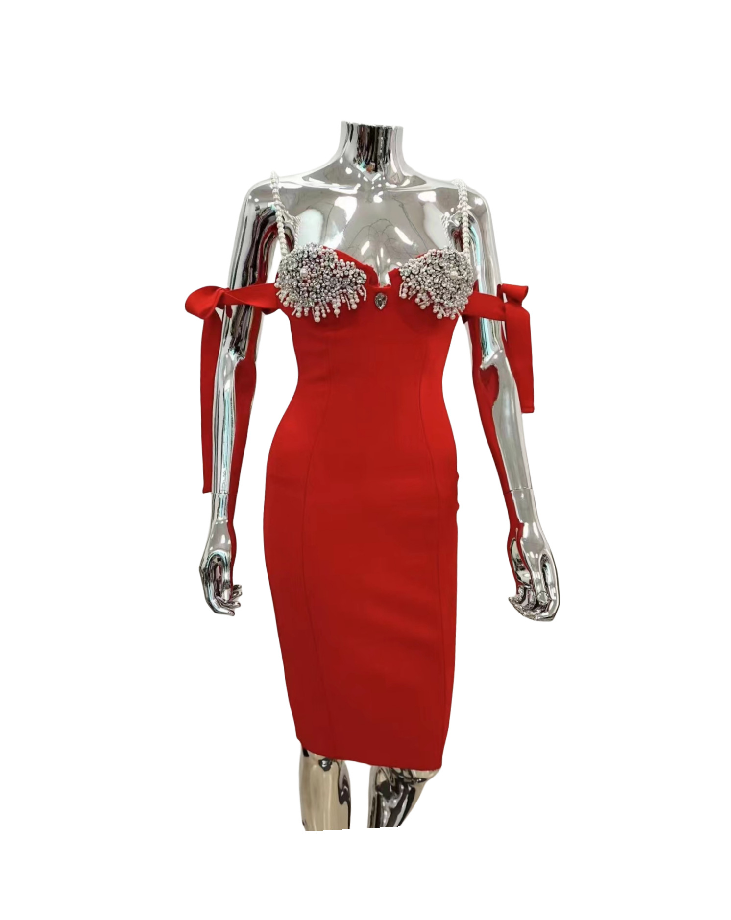 Abito Lungo Glamour con Top a  - Women'S Formal Evening Wear Tops recensione e prezzo