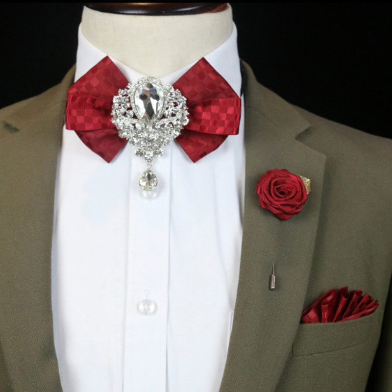 Spilla da uomo con strass da s - Women Formal Wear Korean recensione e prezzo