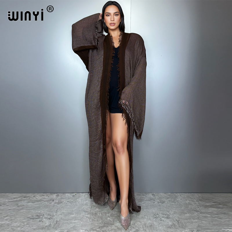 WINYI Kimono Retrò Maxi Cardig - Young Women'S Formal Wear recensione e prezzo