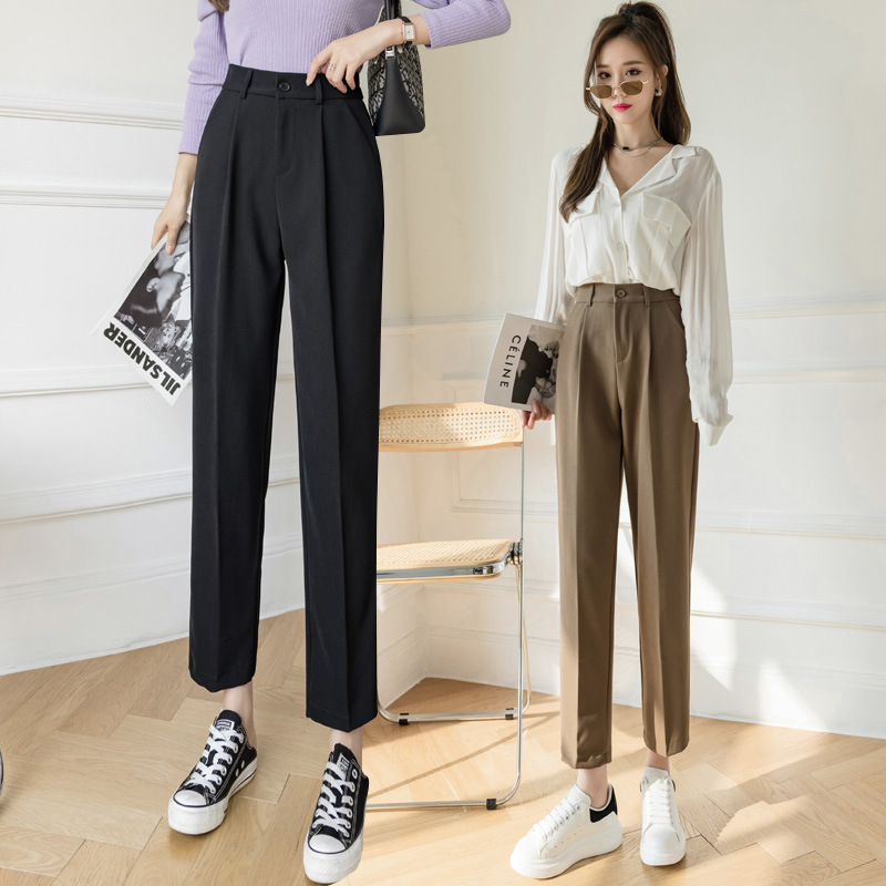 Pantaloni da ufficio Chic da d - Women Formal Wear Korean recensione e prezzo