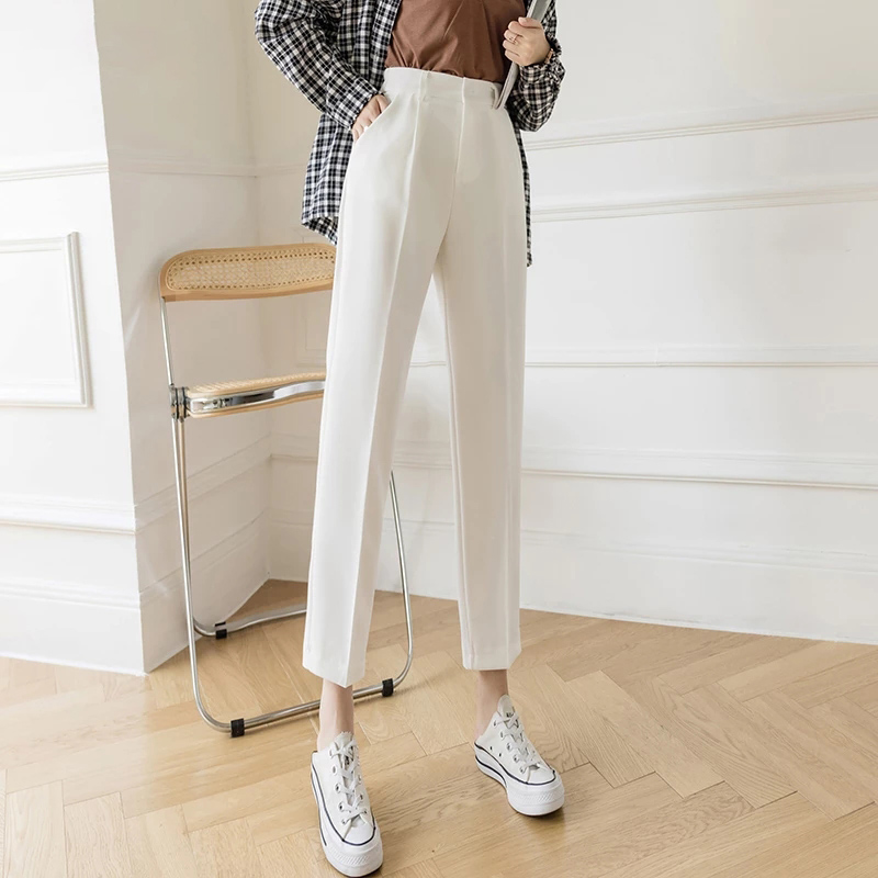Pantaloni da ufficio Chic da d - Women Formal Wear Korean recensione e prezzo